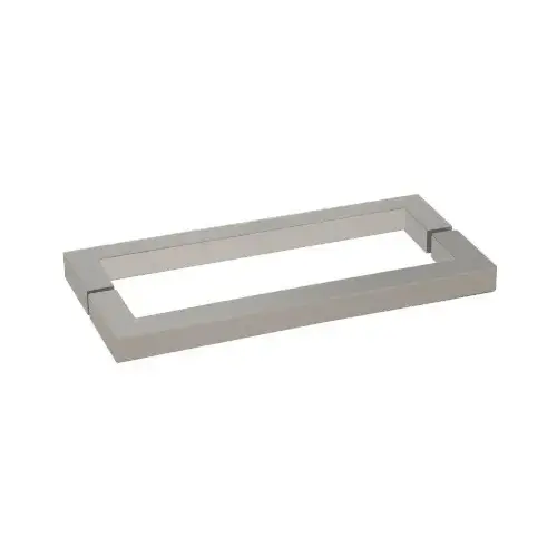 CRL SQ24X24BN Brushed Nickel 24" Square Style Back-to-Back Towel Bar