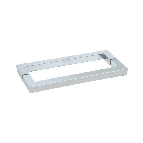 CRL SQ24X24CH Polished Chrome 24" Square Style Back-to-Back Towel Bar
