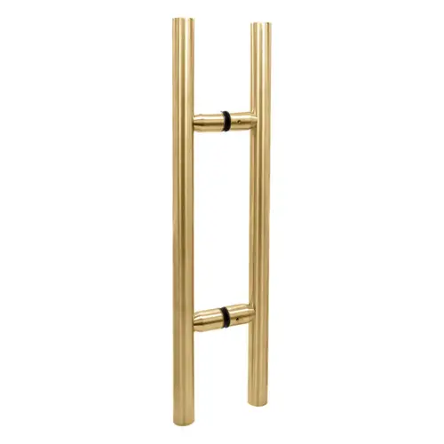 FHC 24LHSB Ladder Pull 1-1/4" Diameter 24" Overall - Satin Brass