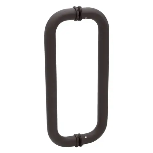 FHC CP12X12DU 12" Pull - 1" Diameter Back to Back Pull Handles - Dark Bronze Anodized