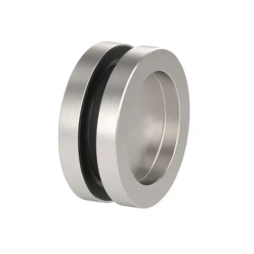 Bohle-Portals BO5214217N Flush Door Handle - 5/16" to 3/8" Glass - Brushed Stainless