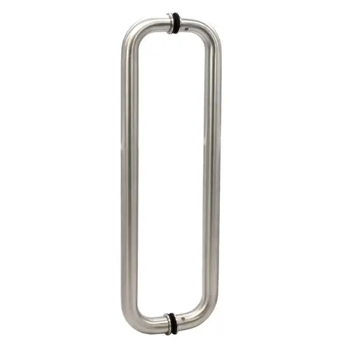 FHC CP18X18BS 18" Pull- 1" Back to Back Pull Handles - Brushed Stainless Steel