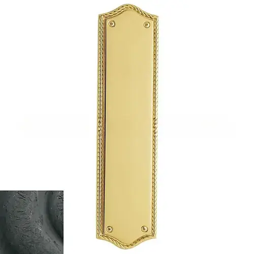 Baldwin 2285402 Push Plate 2-3/4" x 10-7/8" Bristol Distressed Oil Rubbed Bronze Finish
