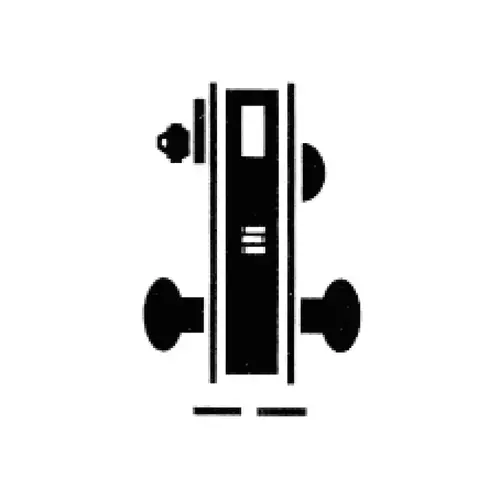 Hafele 911.79.909 Mortise Grade 1 Extra Heavy Duty Lockset, Keyed with Deadbolt Dormitory function