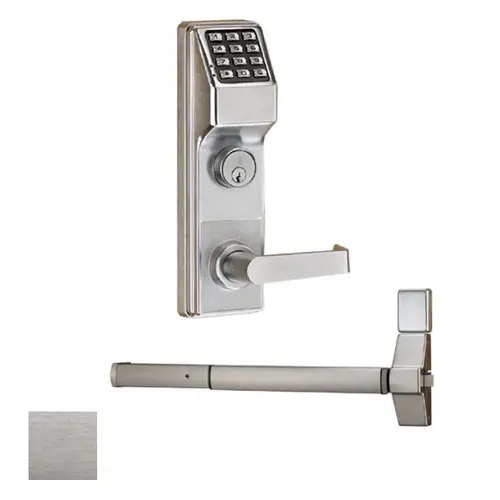 Alarm Lock ETDL27R1G-26D-V99 ETDL27 Series Trilogy T2 Series Exit Trim Satin Chrome