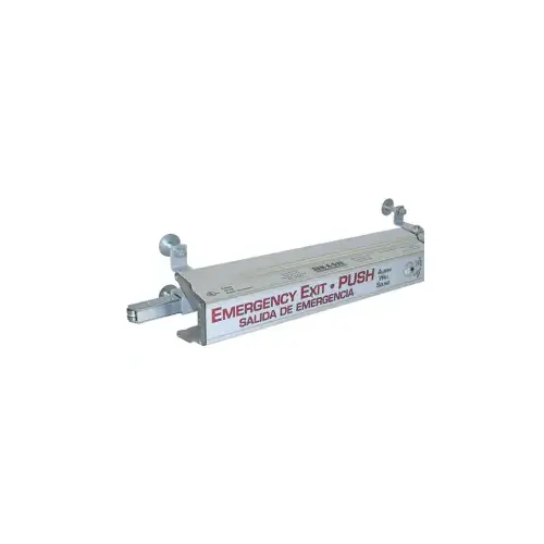 Arm-A-Dor A101-001 Exit Device Satin Aluminum Clear Anodized
