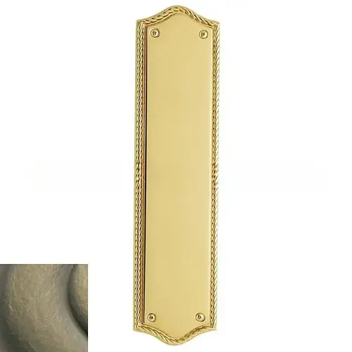 Baldwin 2285050 Push Plate 2-3/4" x 10-7/8" Bristol Antique Brass Finish