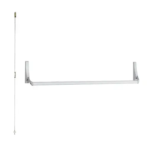 Falcon 1990EOP28 1990 Series Exit Device, Satin Aluminum Clear