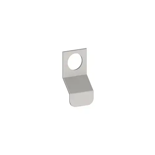 Hager 080813 121L Beveled Cylinder Pull Plate, Satin Brass Finish