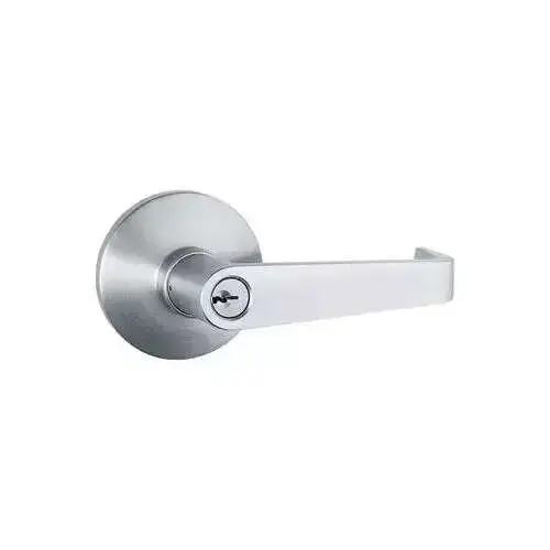 Imperial USA ED-LHL580-US26D Brushed Chrome Commercial Storeroom Lever Trim with Lock for Panic Exit Device