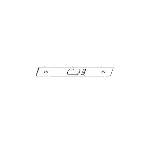 Von Duprin 970872 US10 Scalp Plate for 7500, Satin Bronze Finish
