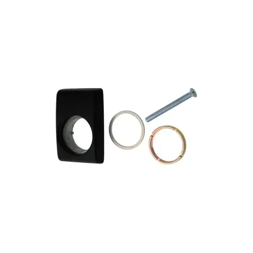 Adams Rite 8650-119 8650 Cylinder Escutcheon Kit Black Painted