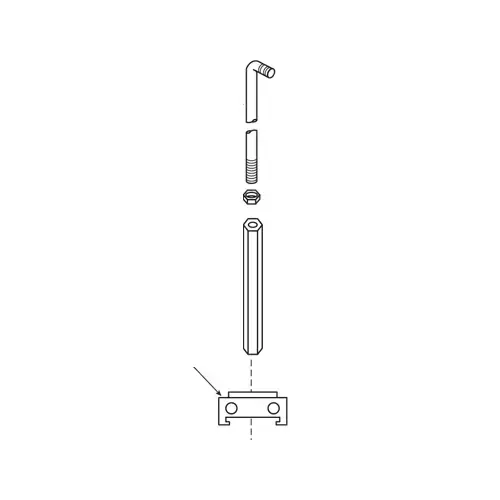 Falcon 4270107176 Exit Device Part Satin Stainless Steel