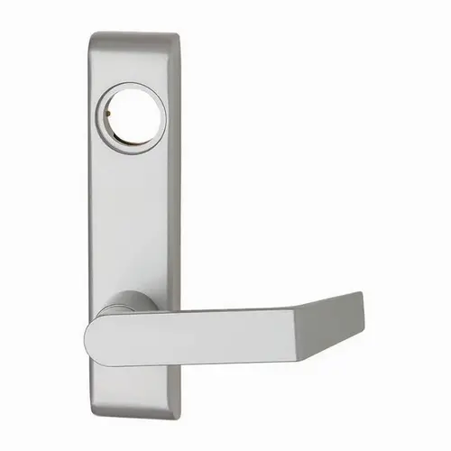 Falcon 912L-NL SP28 DANE LHR Lock Exit Device Trim Aluminum Painted
