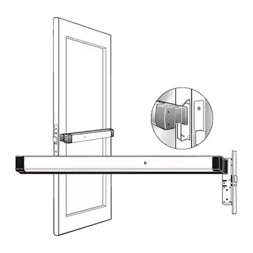 FHC 8410R42DU Adams Rite Mortised Exit Device RHR 42" - Bronze Anodized