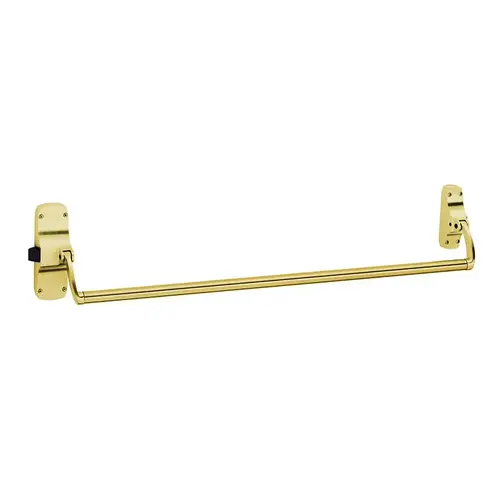 Von Duprin 88EO US4 Rim Push Bar Exit Device, Satin Brass Finish