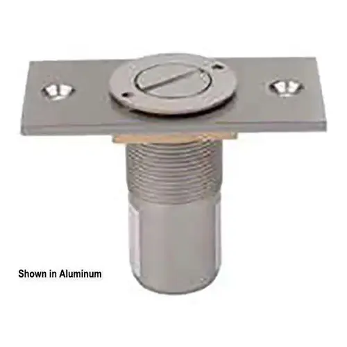 Brixwell 19-1116bss Dust Proof Keeper With Mounting Plate Brushed Stainless Steel