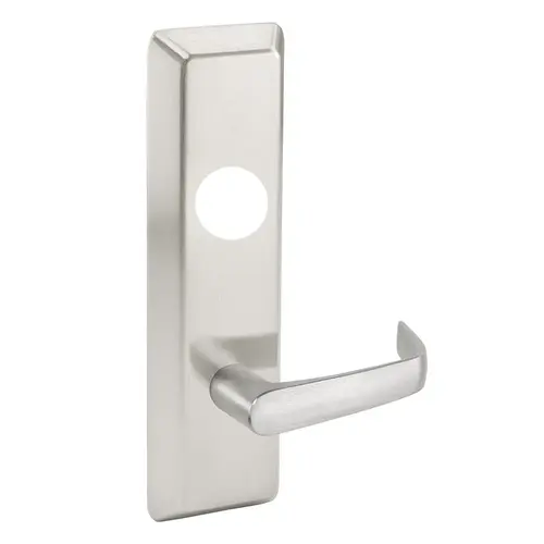 Corbin Russwin N9905ET 626 LHR Fail Secure Lever Trim, 24VAC/DC, N Lever, w/Escutcheon, Less Cylinder, LHR, Satin Chrome