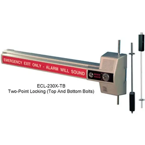 DETEX ECL-230X-TB 2 Point Top and Bottom Bolt Exit Control Lock