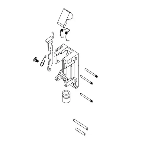 Sargent 97-2434 Top Latch Assembly - Less Cover