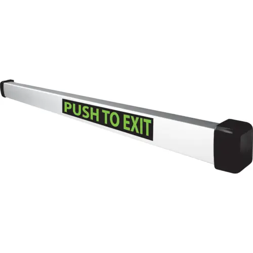 SDC MSB550V 42 Exit Device Satin Aluminum Clear Anodized