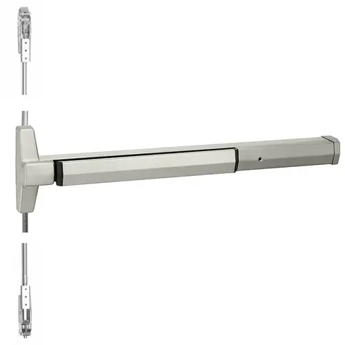 Yale 7220 36 LHR 630 Exit Device Satin Stainless Steel