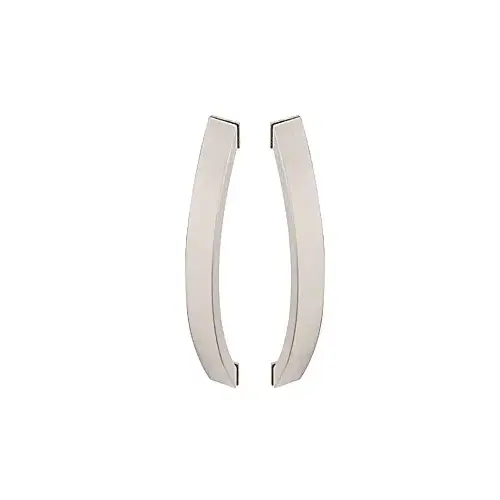 CRL 1427BS Brushed Stainless 14" Arc Style Back-to-Back Pull Handle