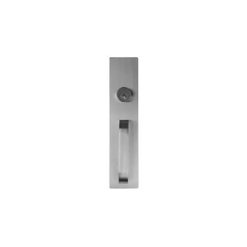 DETEX 03C 630 C Straight Pull Trim with Cylinder Hole, for 10/20/21/27 Series Devices, Satin Stainless Steel