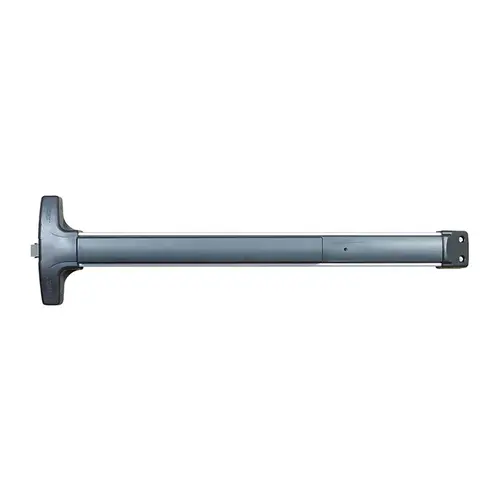DETEX V40 HD 711 99 36 Value Series Narrow Stile Rim Exit Device, Hex Dogging, 99 Surface Strike, 36" Device, Satin Black Anodized Aluminum