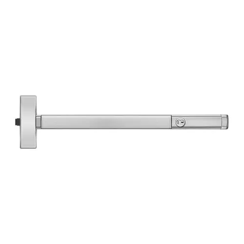 PHI 2202 630 36 36" Surface Vertical Rod Exit Device, Exit Only, Dummy Trim Prep, 3' Device, Satin Stainless Steel