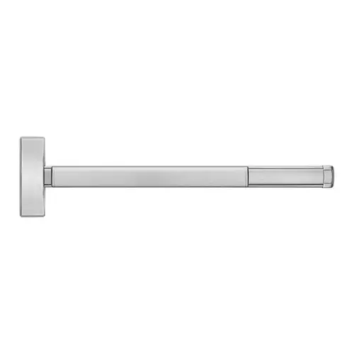 PHI TSFL2103 630 36 36" Rim Exit Device, Key Retracts Latchbolt, Fire Rated, Touchbar Monitoring Switch, 3' Device, Satin Stainless Steel