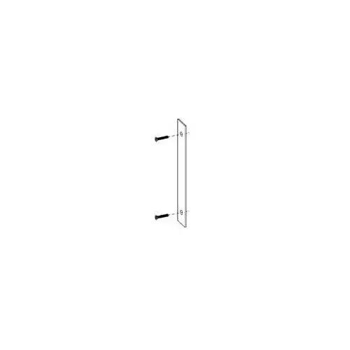 Von Duprin 050088 32D Scalp Plate with Wood or Composite Door Installation for 9847 / 9947 Series Exit Devices Satin Stainless Steel