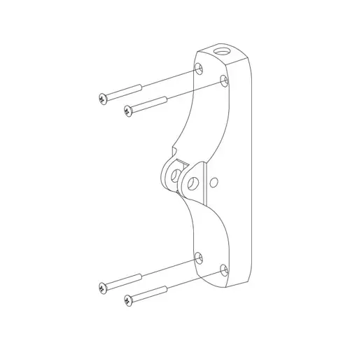 Von Duprin 050415 US4 Center Case Kit for 8827EO, DT, NL, Satin Brass Finish