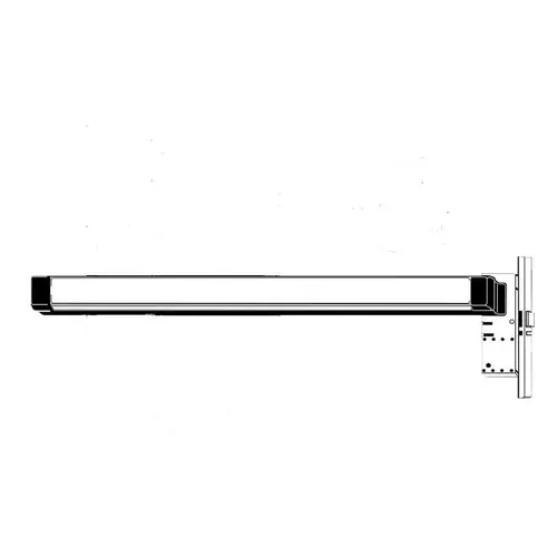 Adams Rite 3300-7042-US32D Mortise Exit Device,RHR, Fire Rated, 42", Satin Stainless Steel