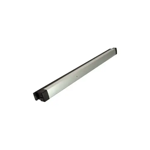Adams Rite 8801EL-48-12V Narrow Rim Exit Device, Electric (Solenoid) Latch Retraction (EL), Star Wheel Latch, Fits Narrow and Wide Stile Aluminum Doors, Aluminum Clear Anodized (628), 48"