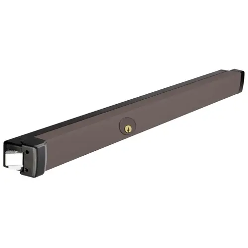 Adams Rite P8802C-36 Grade 2 Narrow Stile Life Safety Rim Exit Device, 36 In., Dark Bronze Anodized Aluminum Finish Dark Bronze Anodized Aluminum