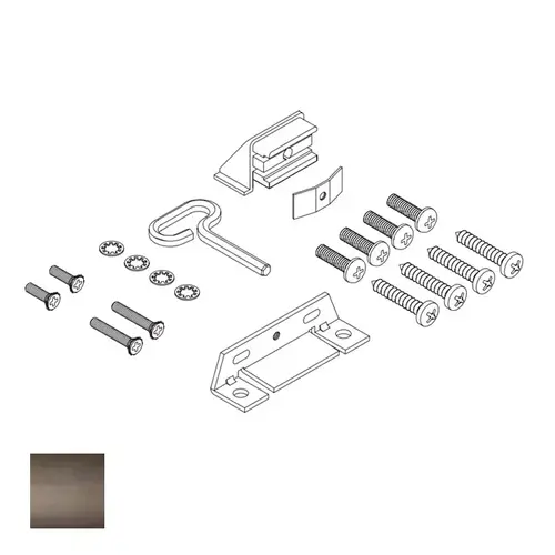 Corbin Russwin 449F82-8-690 ED8200(B)/ED8400 Bar & Active Case Screw Pack Dark Bronze Painted