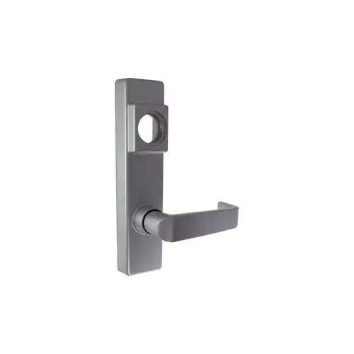 DETEX 08BN 689 Lever/Escutcheon Trim for V40/V50/V51, Less Cylinder, 689/SP28 Lacquer-Sprayed Aluminum