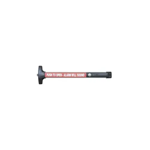 DETEX V40EE62836 3' Rim Exit Device with Delayed Egress Aluminum Finish