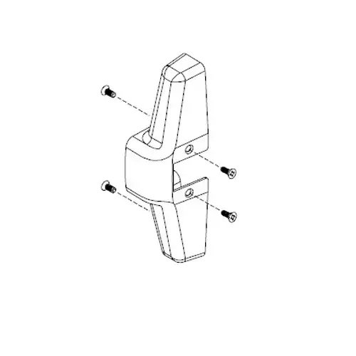Von Duprin 050483 313 Rim Center Case Cover Kit for 33AEO / 35AEO Exit Device Dark Bronze Anodized