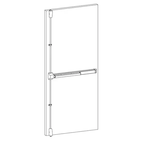 Von Duprin 2227EO 3 SP313 Exit Device Dark Bronze Anodized Aluminum