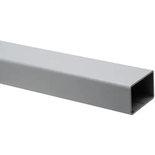 Von Duprin KR4954 10FT 6IN SP28 Steel Mullion, Prepped for two 299 Strikes, 10 Ft. 6", Keyed Removable, Aluminum Painted
