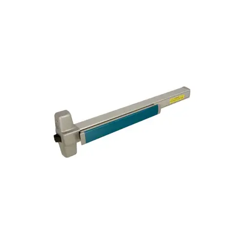 Von Duprin QELA-98NL-OP-628-36 KIT - QEL (Quiet Electric Latch Retraction), Rim Exit Device, 110MD NL-OP Nightlatch Cylinder Assembly Trim, Optional Pull, 36", 628/US28 Anodized Aluminum