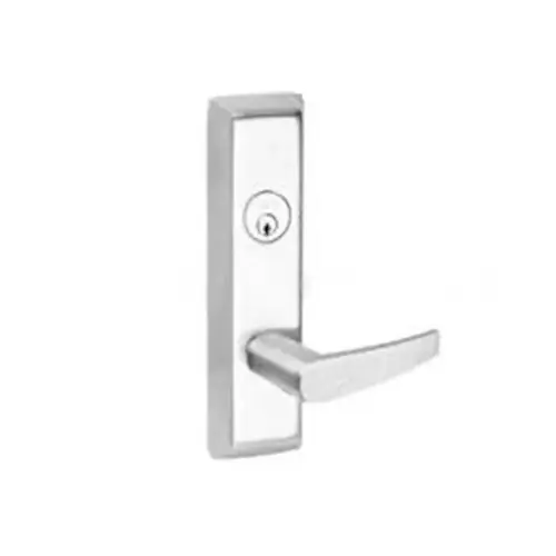 Corbin Russwin A957ET 630 LHR A957 Lever x Escutcheon Nightlatch Trim LHR, Less Cylinder, Satin Stainless Steel
