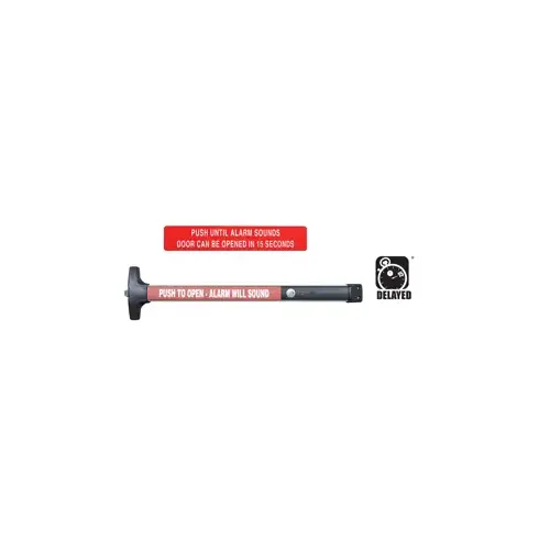 DETEX V40EE62848 4' Rim Exit Device with Delayed Egress Aluminum Finish