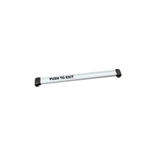 Securitron TSB-CL-48 Touch Sense Bar, 2 AMP DPST Relay, 40MA 12/24VDC,48 In., Aluminum Clear Anodized