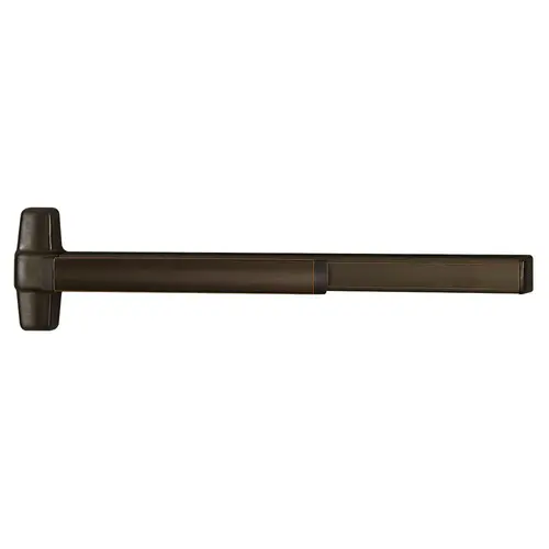 Von Duprin 9848L-07-F 3 643E LHR Von Duprin Concealed Vertical Rod Exit Devices Aged Bronze