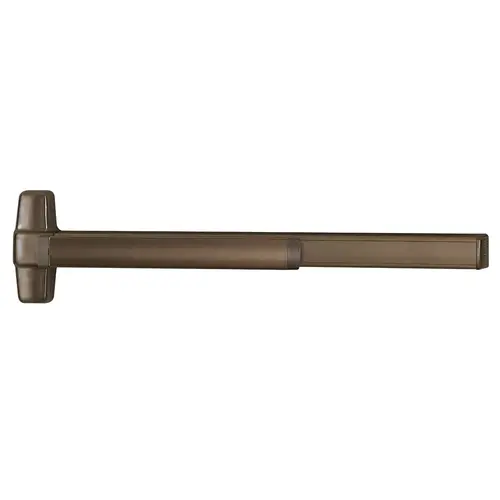 Von Duprin 9848L-01-F 4 US10B LHR Von Duprin Concealed Vertical Rod Exit Devices Dark Oxidized Satin Bronze Oil Rubbed