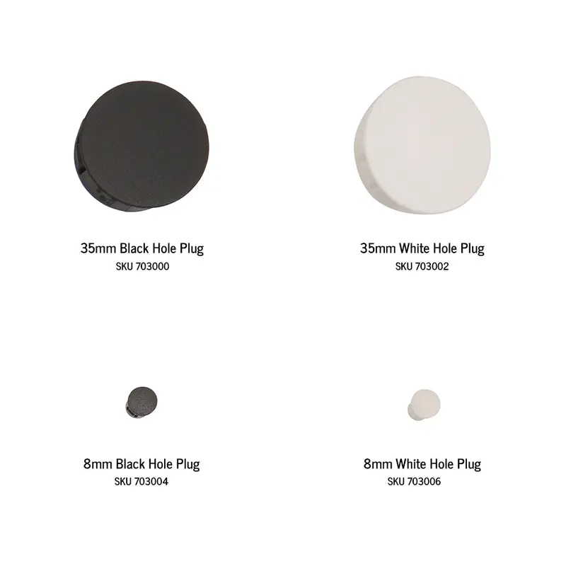 Hole Plugs for European Hinges35 mm / Black