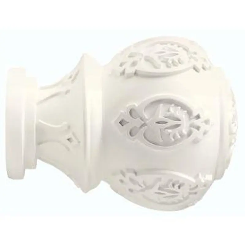 2" Wood Trends Lacey Finial - 025 - White